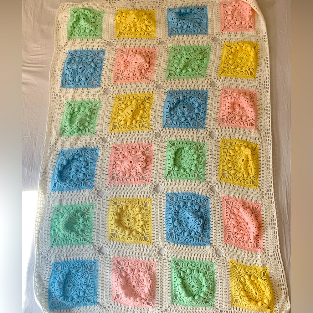 Colorful Crochet baby Blanket